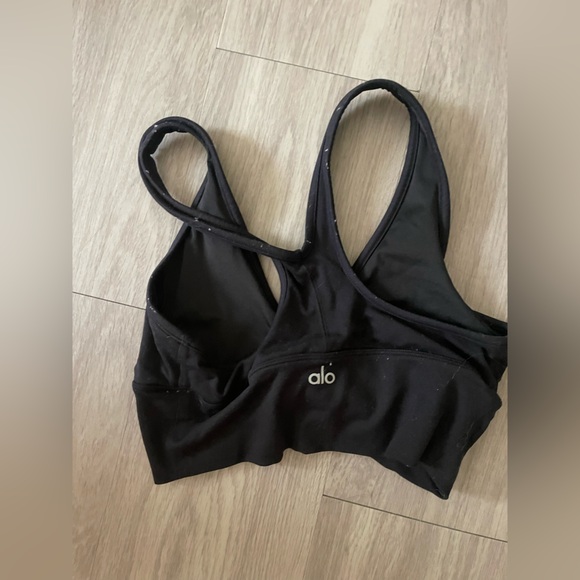 Alo yoga black razorback wild thing athletic sports bra - Picture 3 of 3
